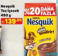 NESQUİK TOZ İÇECEK 450 G